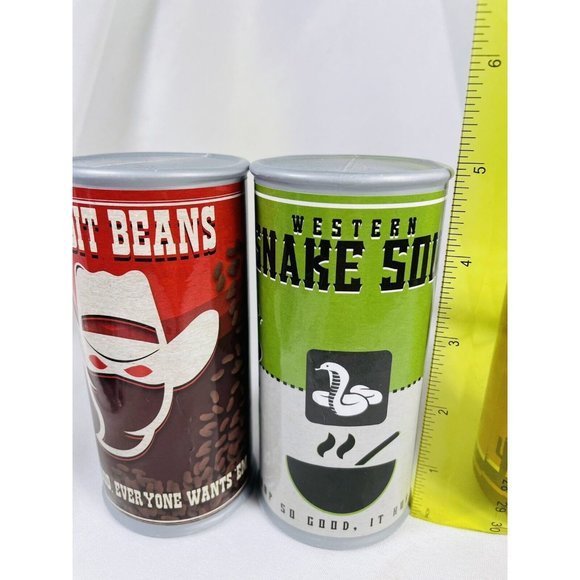 Toy Food Plastic Pretend Cowboy Girl Bandit Beans Snake Soup Suds Lite Set Of 3 - Picture 9 of 9